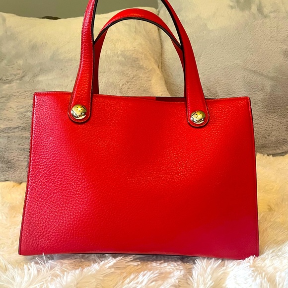 NEW Authentic Kate Spade Red Leather Purse - Picture 3 of 8